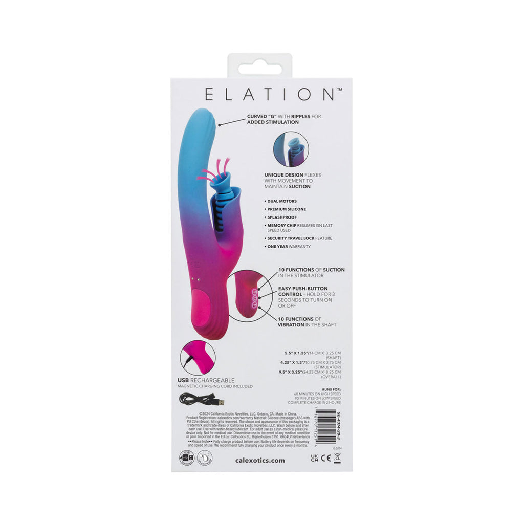 Calexotics - Elation Dual Stimulator Rabbit Vibrator
