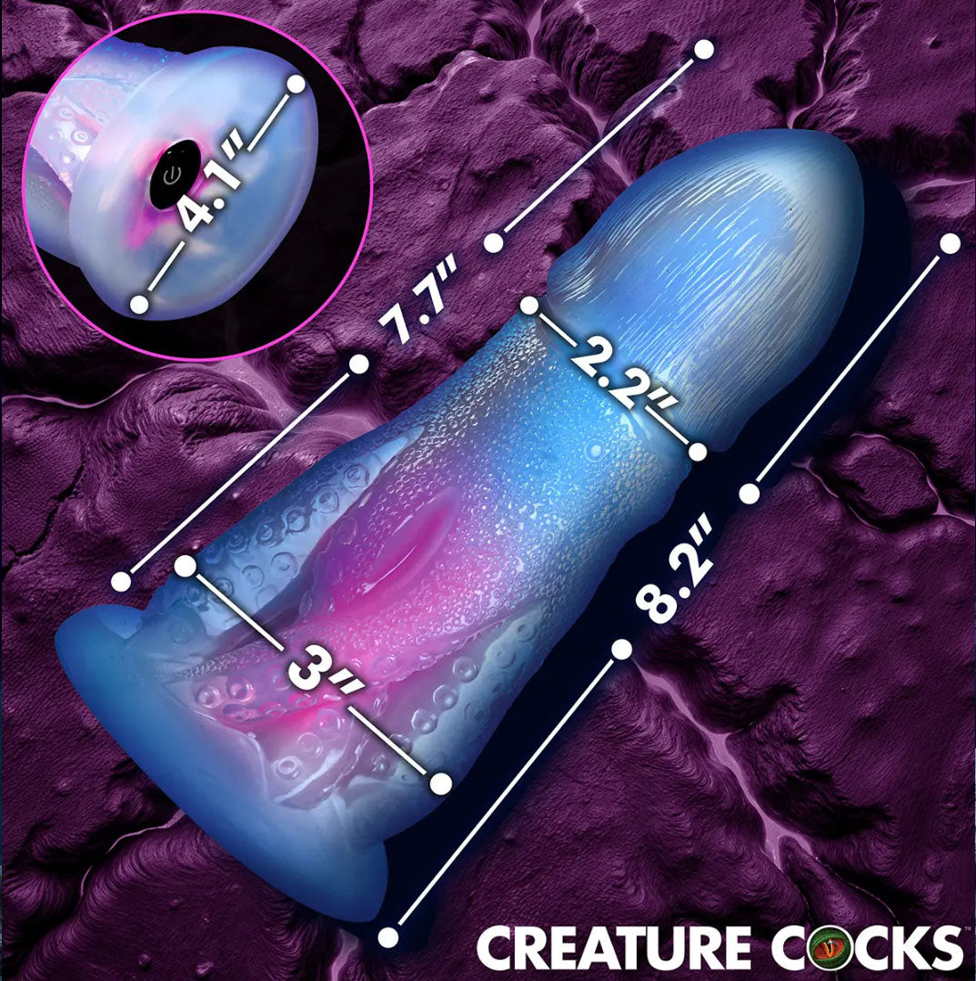 Creature Cocks - Cocktopus 8.2-inch Glow Dildo with Remote