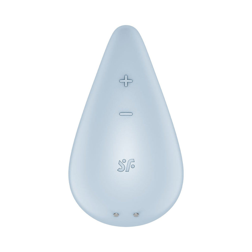Satisfyer - Dew Drop Clitoral Lay-On Vibrator Blue