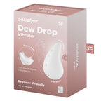Satisfyer - Dew Drop Clitoral Lay-On Vibrator White