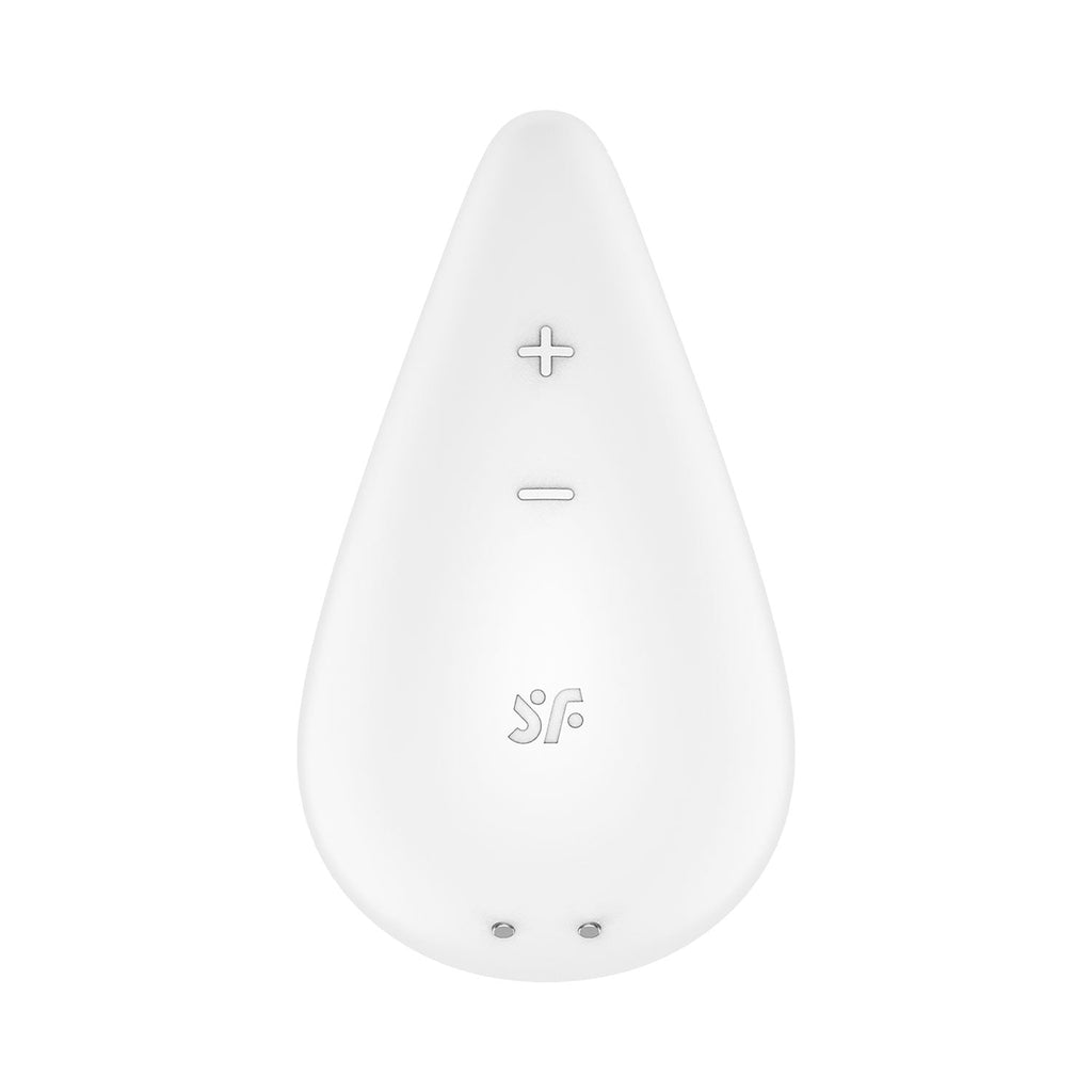 Satisfyer - Dew Drop Clitoral Lay-On Vibrator White