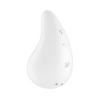 Satisfyer - Dew Drop Clitoral Lay-On Vibrator White