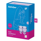 Satisfyer - Feel Confident 2-pc Menstrual Cup Dark Blue