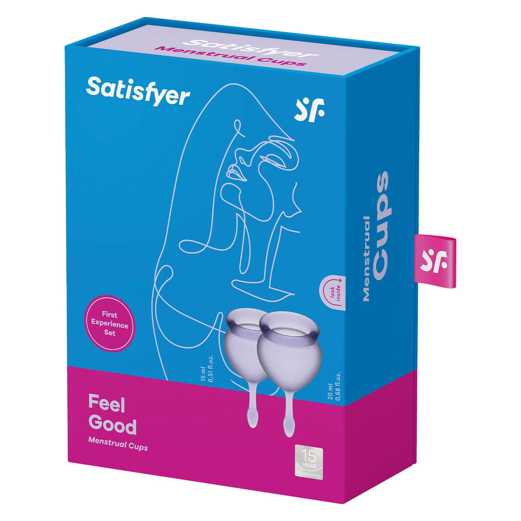 Satisfyer - Feel Good 2-pc Menstrual Cup Purple
