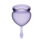 Satisfyer - Feel Good 2-pc Menstrual Cup Purple