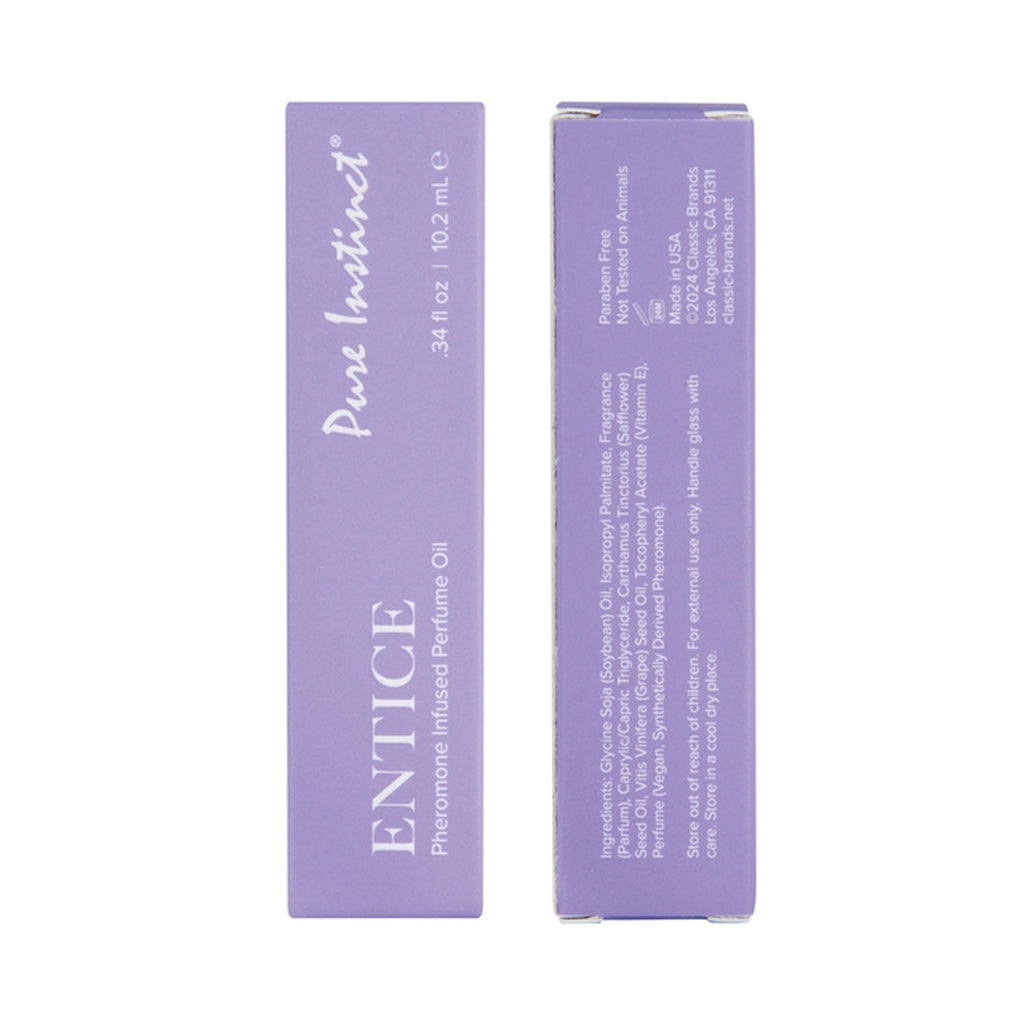 Pure Instinct - Pheromone Infused Perfume Oil Roll On Entice 10.2 ml
