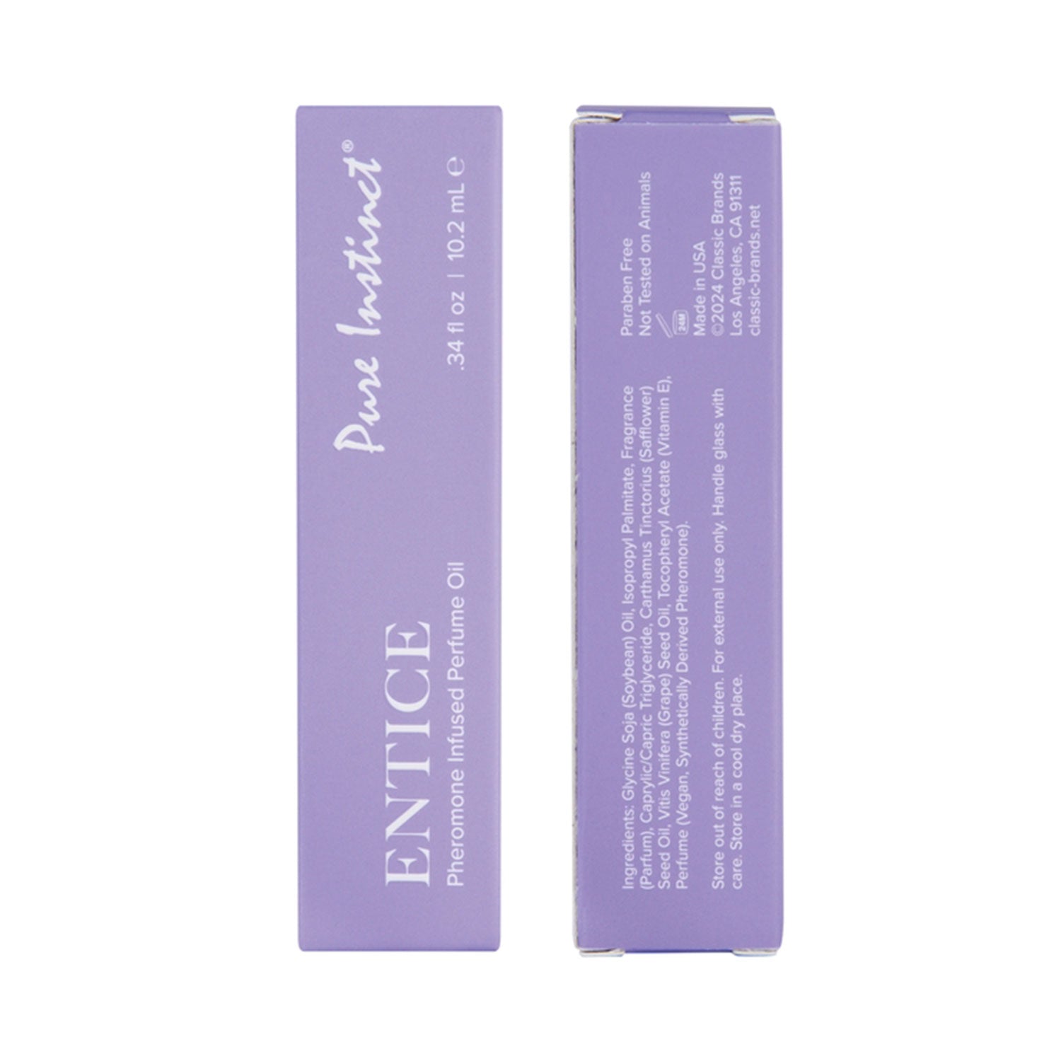 Pure Instinct - Pheromone Infused Perfume Oil Roll On Entice 10.2 ml
