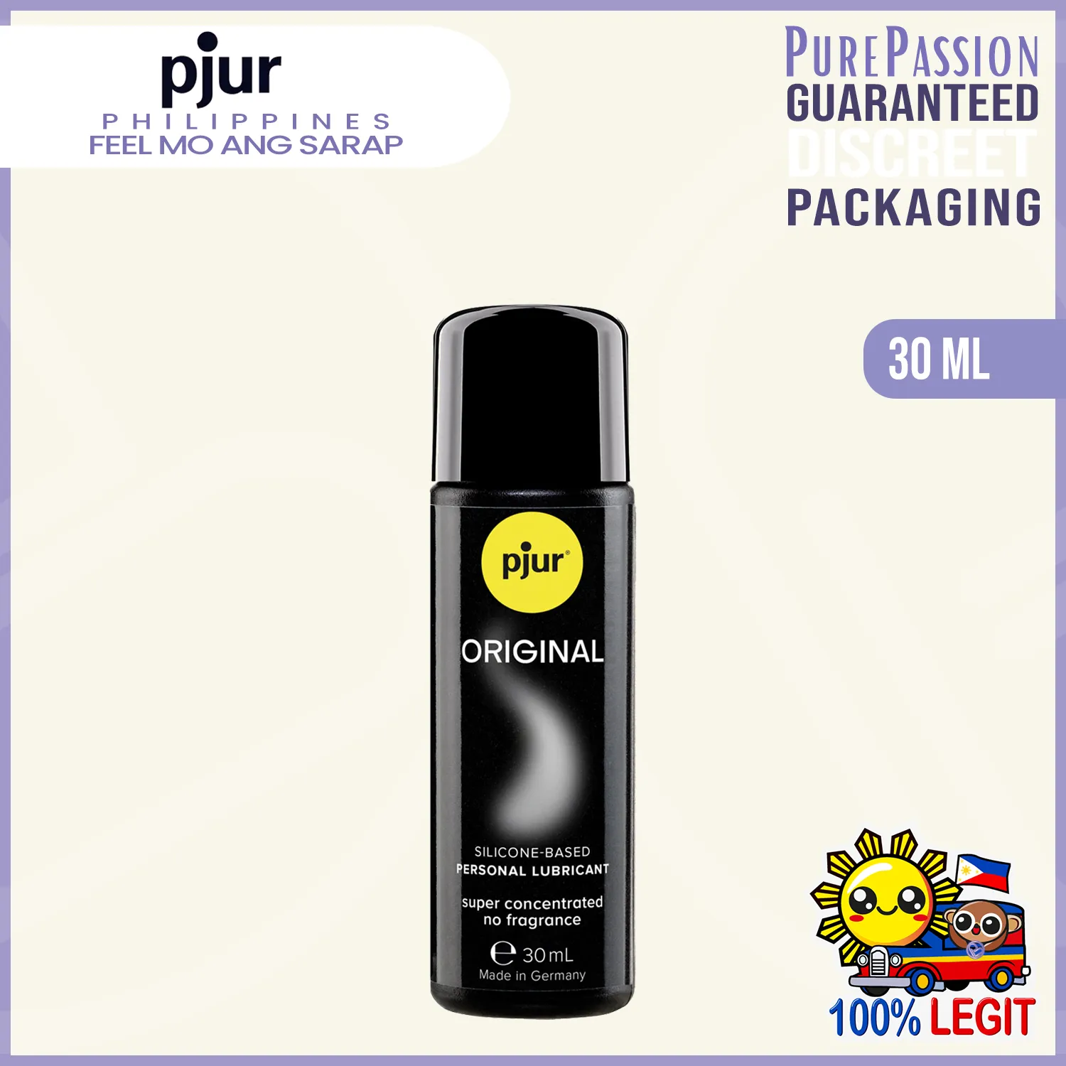 Pjur Original Gel Silicone Based Lubricant 250ml - Best Seller