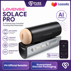 Lovense Solace Pro Automatic Thrusting Male Masturbator - App-Controlled Pleasure