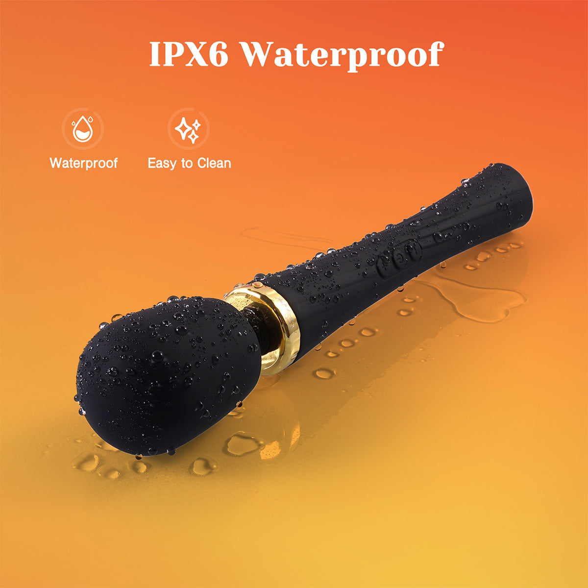 Tracy's Dog - Hammer Wand Clitoral Vibrator (Black)