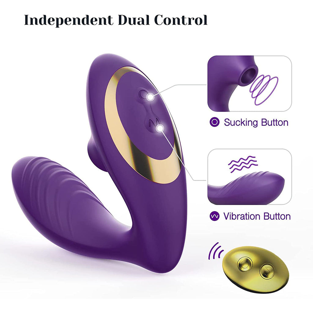 Tracy's Dog - OG 2 Clitoral Sucking and G-spot Vibrator (Purple)
