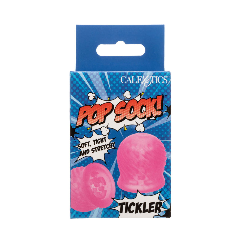 Calexotics - Pop Sock Tickler Reversible Male Stroker (Pink)