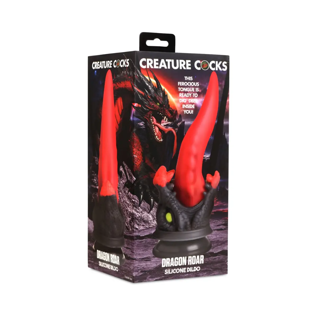 Creature Cocks - Dragon Roar 8.5-inch Silicone Suction Cup Dildo