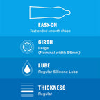 Durex - Comfort XL Easy On 3 pcs Condoms