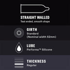 Durex - Performa for Longer Lasting Pleasure 3 pcs Condoms