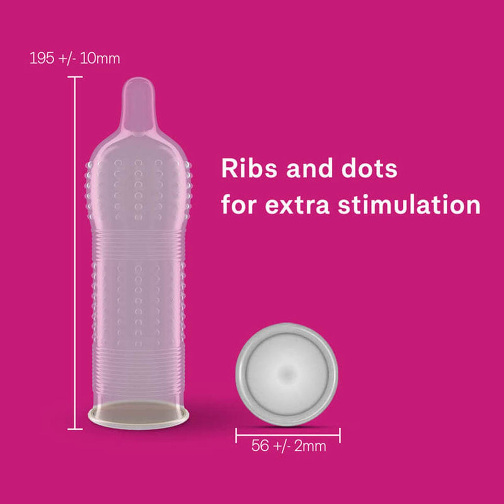 Durex Pleasuremax Condoms – Dots & Ribs (3pcs Pack)