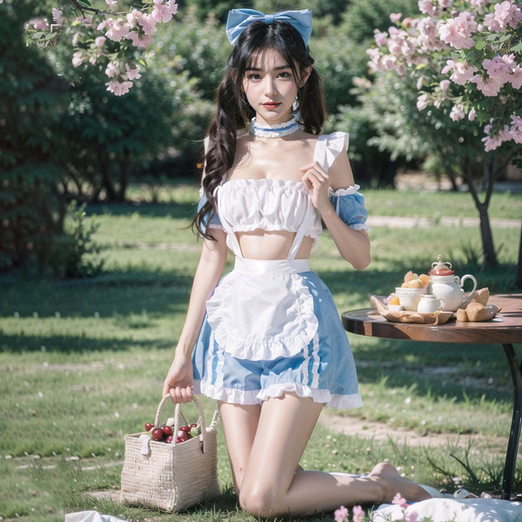 Fee Et Moi - One Size Enchanting Alice Maid Lingerie Set