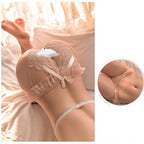 Fee Et Moi - Irresistible Pink Lace Crotchless Panty