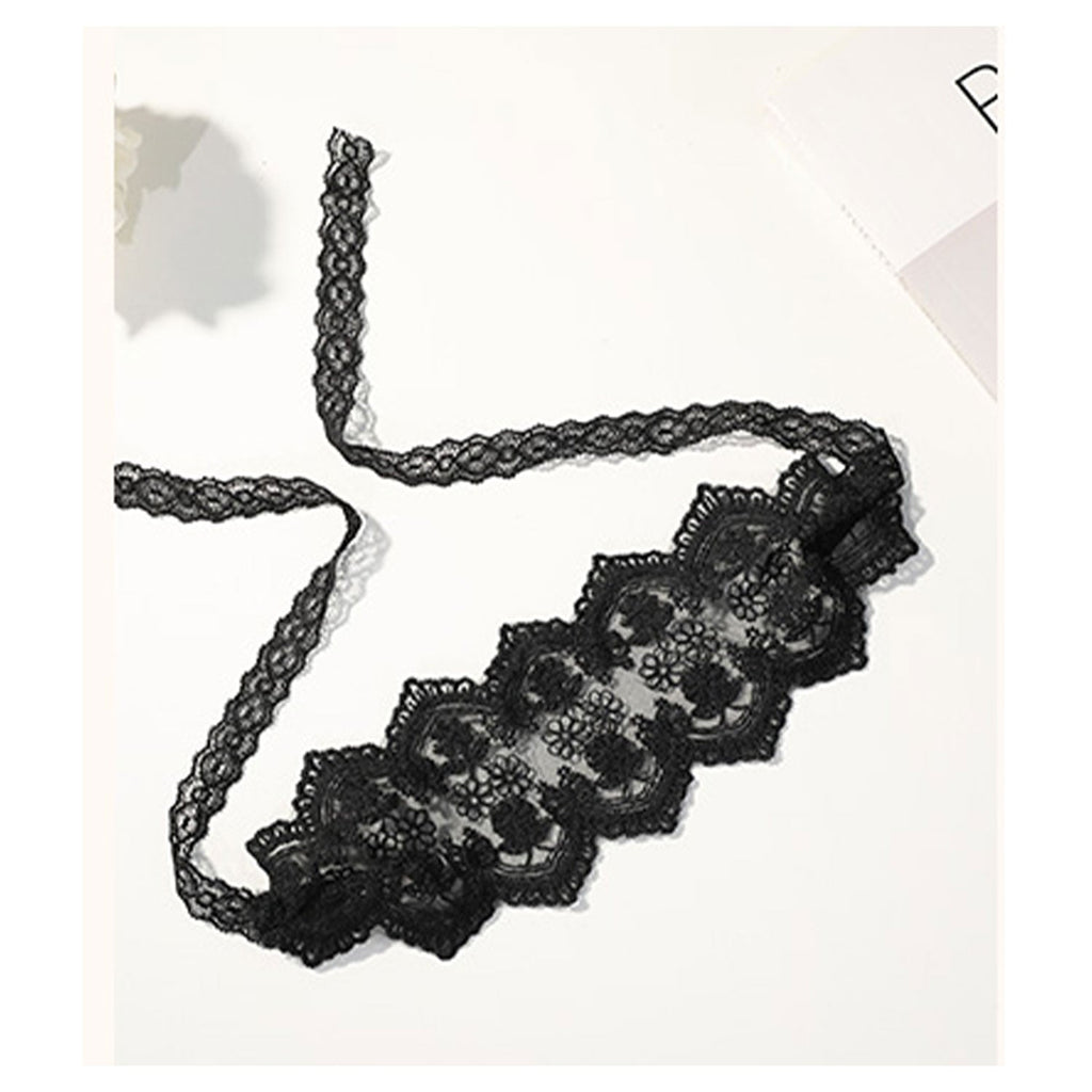 Fee Et Moi - Sexy Mysterious See-Through Lace Eye Mask in Black