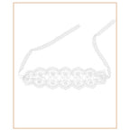 Fee Et Moi - Sexy Mysterious See-Through Lace Eye Mask in White