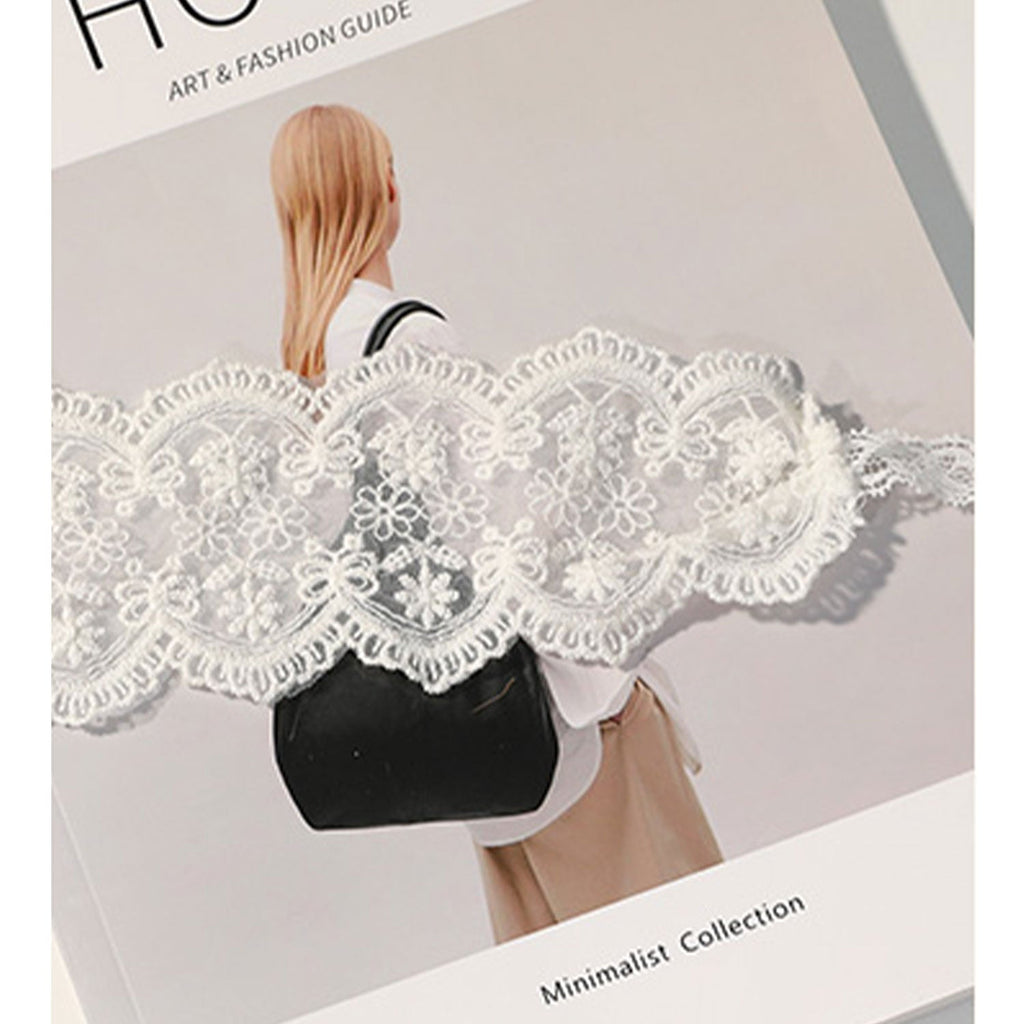 Fee Et Moi - Sexy Mysterious See-Through Lace Eye Mask in White