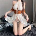 Fee Et Moi - Sexy Western Open Front Lingerie Dress One Size