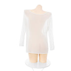 Fee Et Moi - Sheer Bikini Cover-up with Side Slit