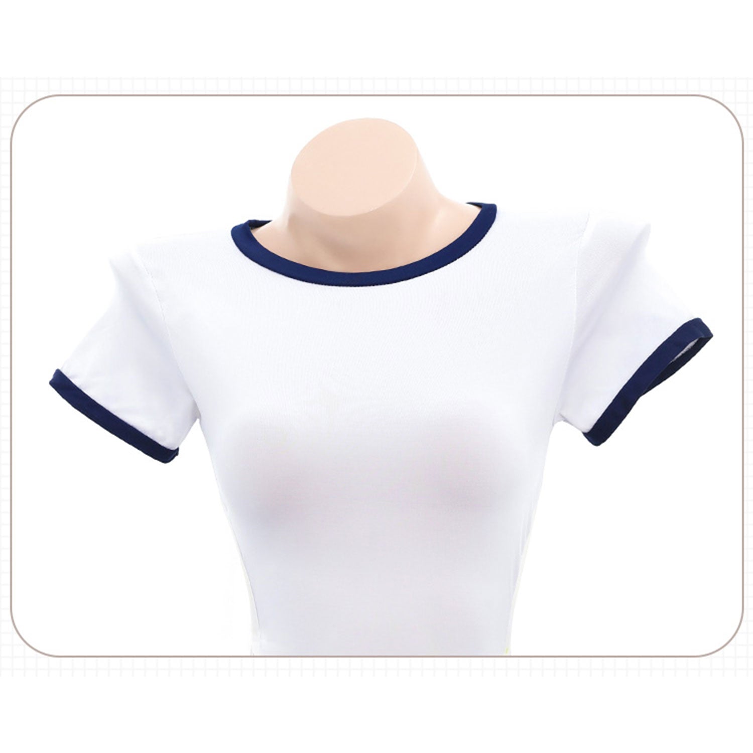 Fee Et Moi - Sporty Chic Lace-Up Sides Active Bodysuit with Hip Shorts