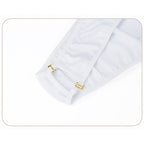 Fee Et Moi - Sporty Chic Lace-Up Sides Active Bodysuit with Hip Shorts