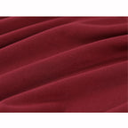 Fee Et Moi – Deep V-Neck Ruched Slip Nightdress Wine Red One Size