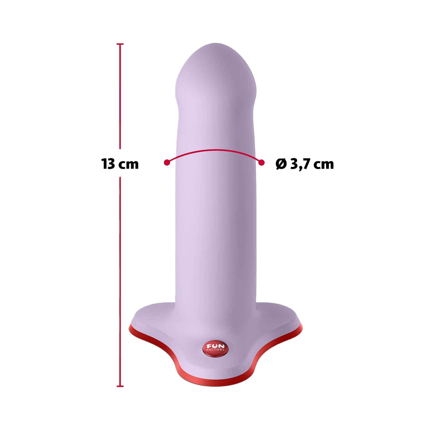 Fun Factory – Amor Harness-Compatible Silicone Dildo with Suction Cup