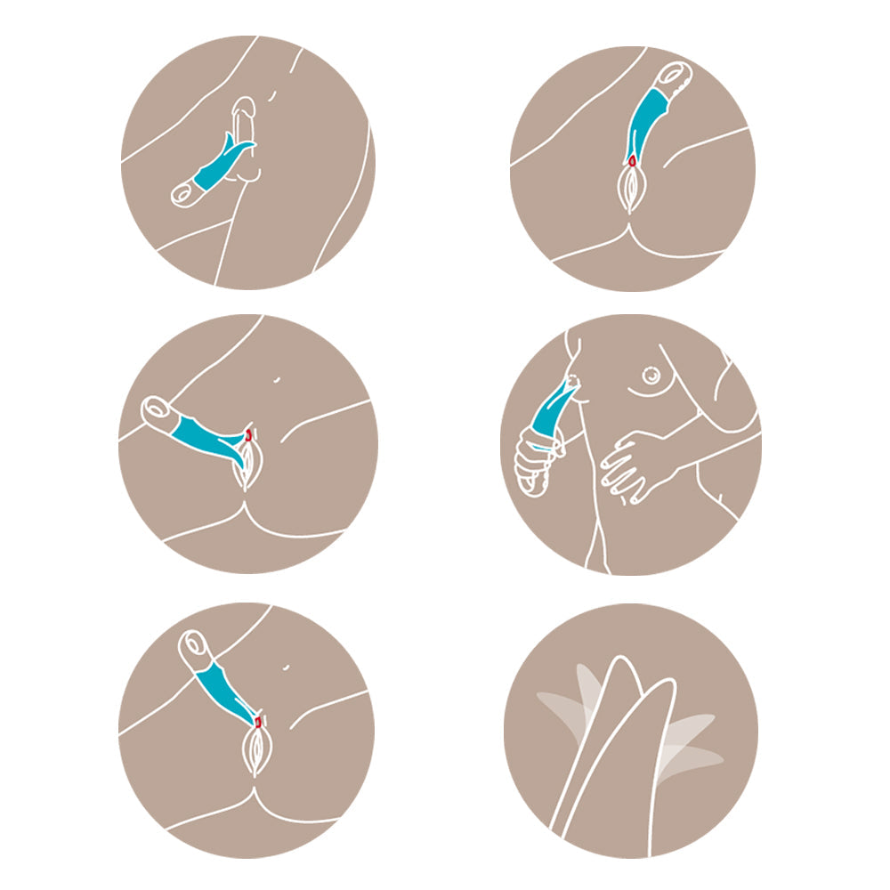 Fun Factory - G5 Vibe Volta Rechargeable Tongue Licking Pleasure Clitoral Vibrator Black