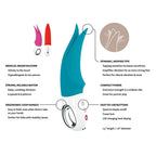 Fun Factory - G5 Vibe Volta Rechargeable Tongue Licking Pleasure Clitoral Vibrator Black