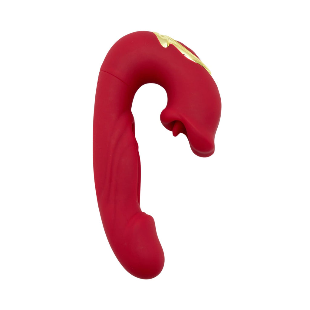 Panic Lips Flickering Rabbit Vibrator - Playful Teasing & Dual Pleasure