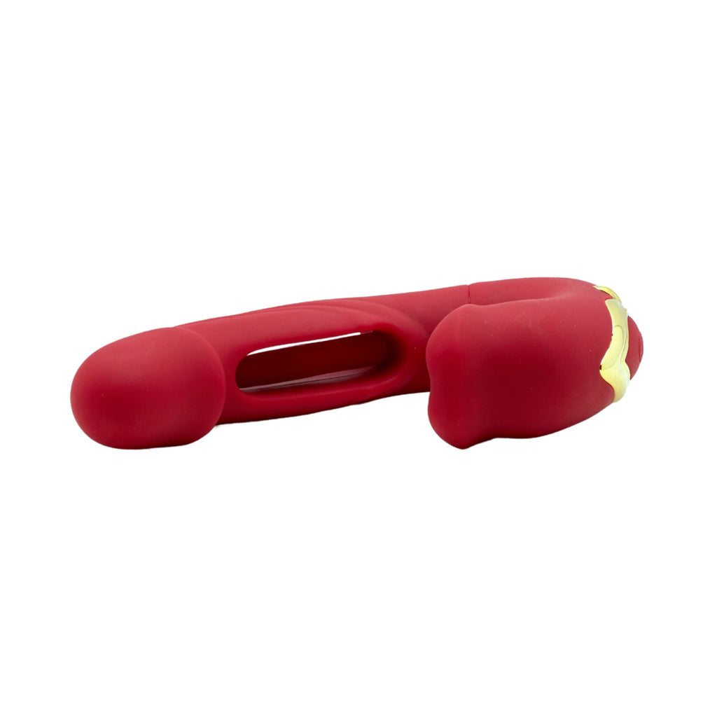 Panic Lips Flickering Rabbit Vibrator - Playful Teasing & Dual Pleasure