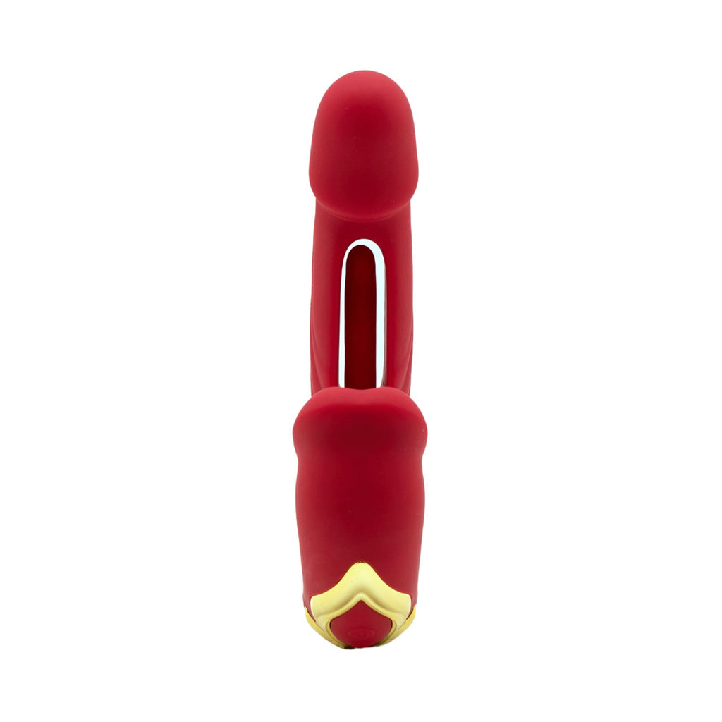 Panic Lips Flickering Rabbit Vibrator - Playful Teasing & Dual Pleasure