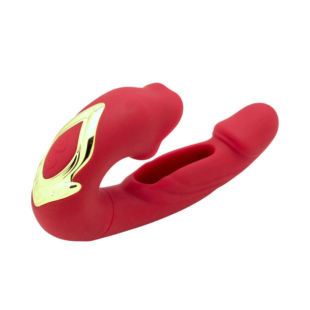 Panic Lips Flickering Rabbit Vibrator - Playful Teasing & Dual Pleasure