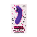 Panic Lips Sucking Tongue Vibrator - Playful Pleasure
