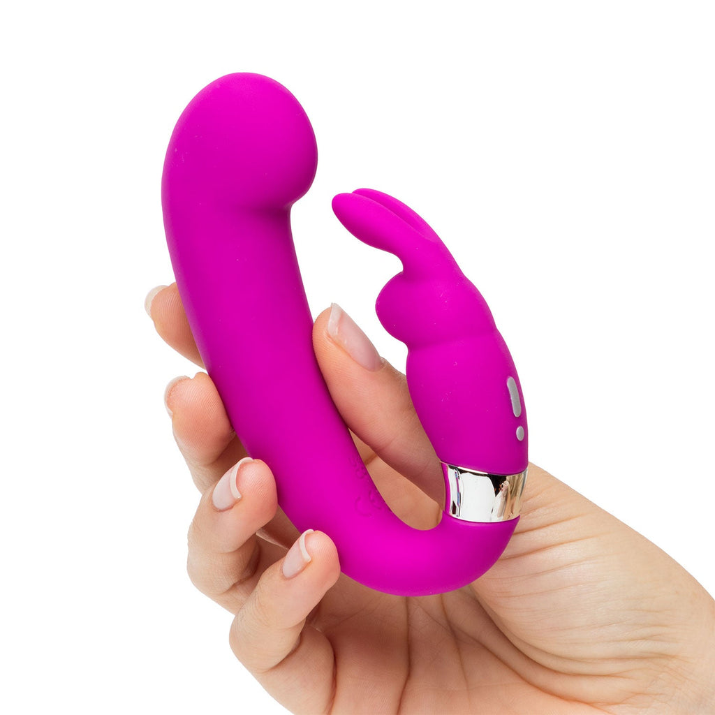 Happy Rabbit - G-spot Clitoral Curve Rechargeable Dual Stimulation Vibrator