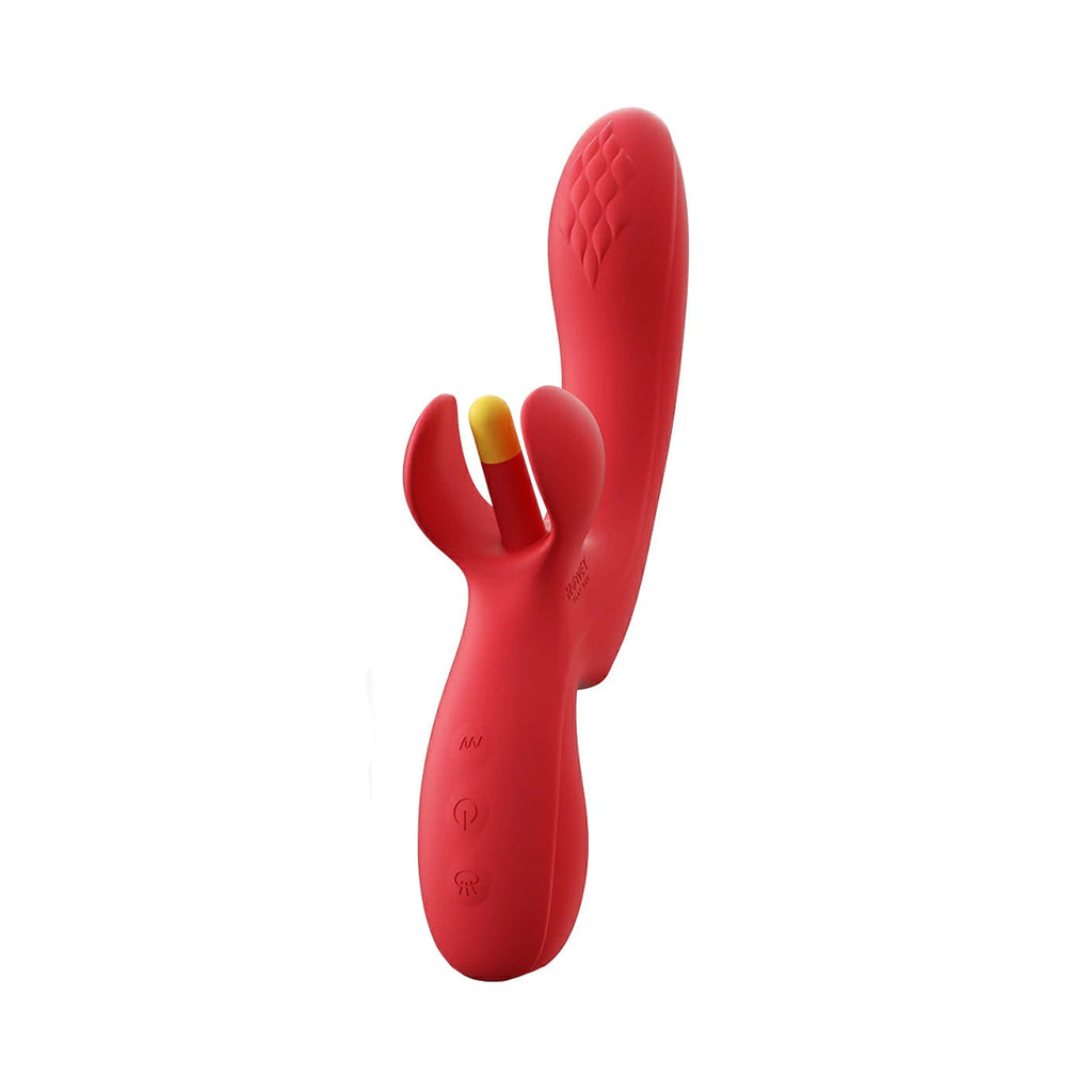 Honey Play Box - Fortexa App-Controlled Kinky Finger Flapping Rabbit Vibrator