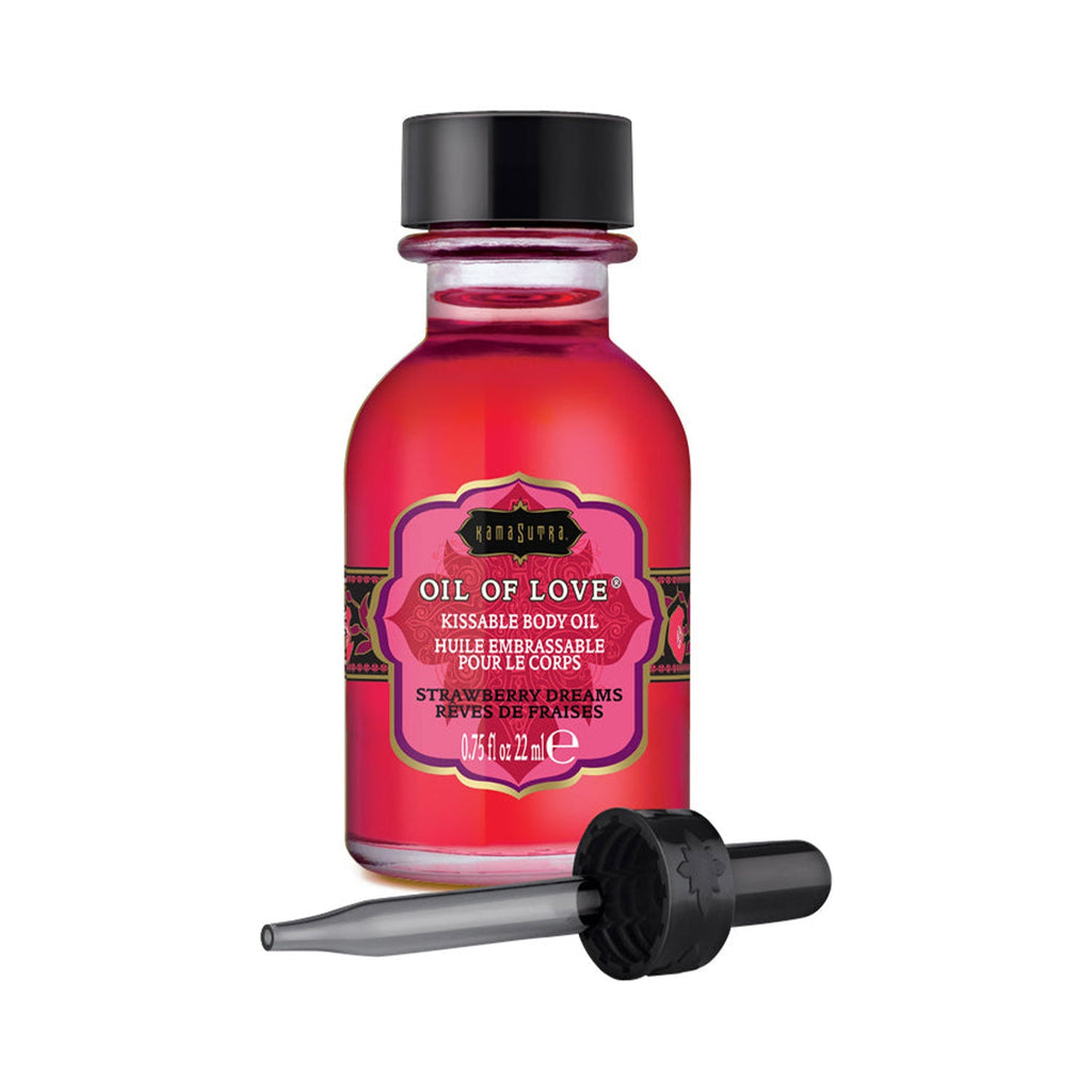 Kama Sutra - Oil of Love Strawberry Dreams Kissable Flavored Arousal Body Oil 22 ml