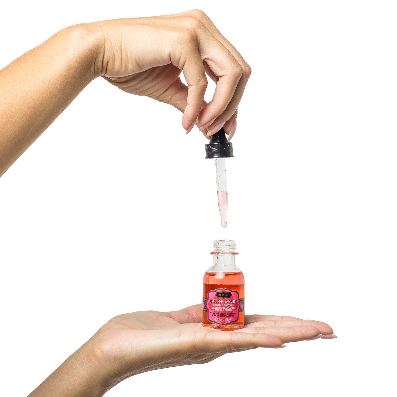 Kama Sutra - Oil of Love Strawberry Dreams Kissable Flavored Arousal Body Oil 22 ml