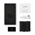 Lelo - Tor 3 App-Controlled Vibrating Couple's Ring Black (Free Massage Candle)