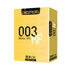 Okamoto 003 Real Fit – Ultra Thin Natural Shape Condoms (4 Pack)