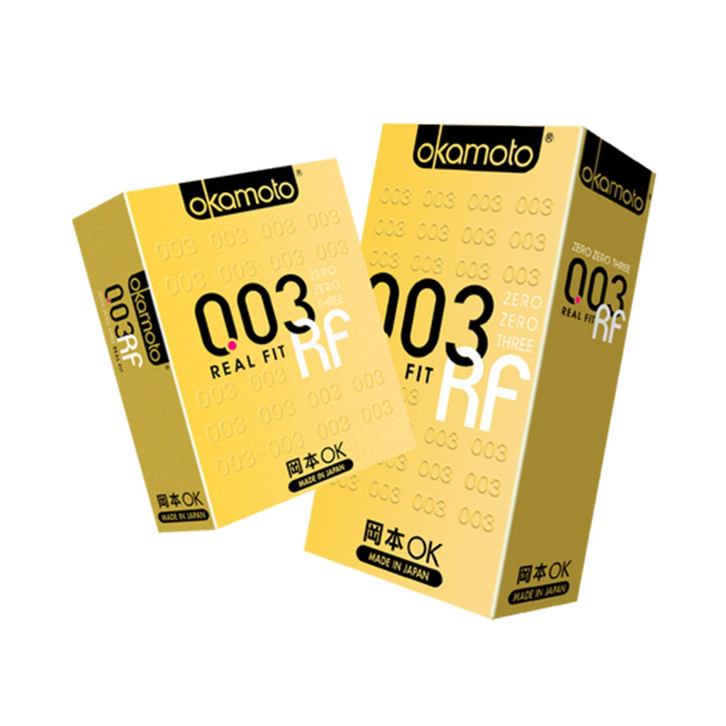 Okamoto 003 Real Fit – Ultra Thin Natural Shape Condoms (4 Pack)