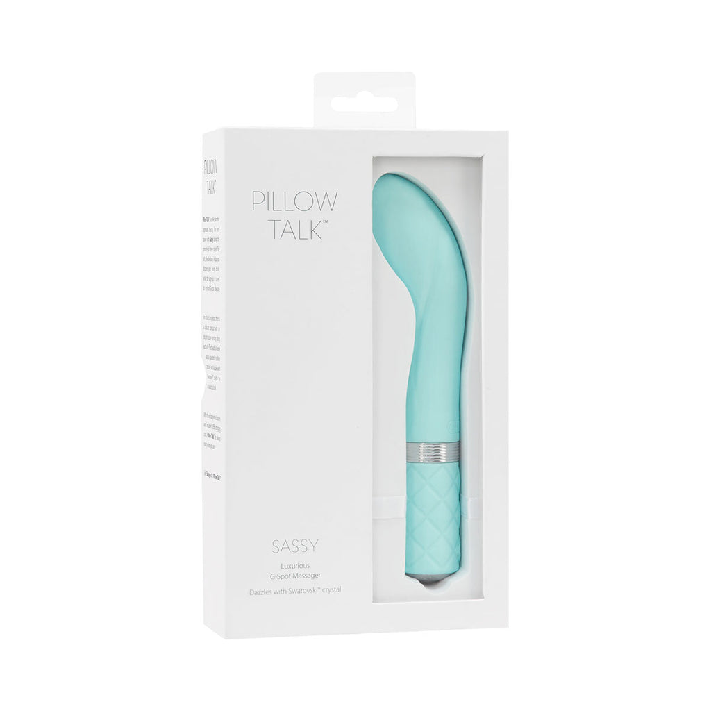 Pillow Talk - Sassy G-spot Vibrator (Teal)