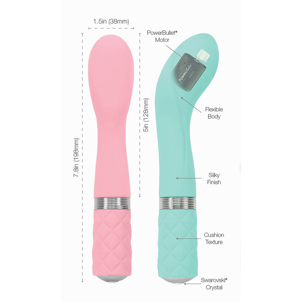 Pillow Talk - Sassy G-spot Vibrator (Teal)