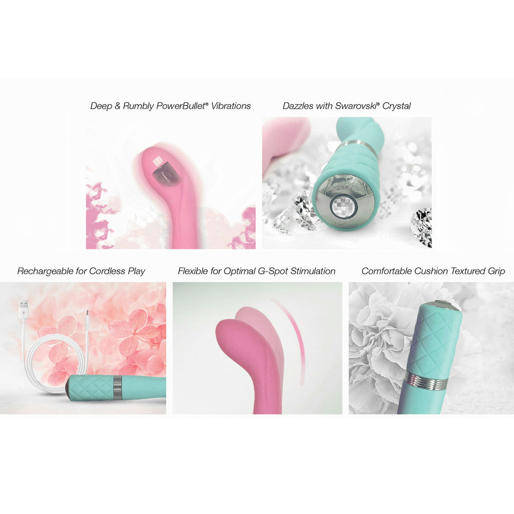 Pillow Talk - Sassy G-spot Vibrator (Teal)