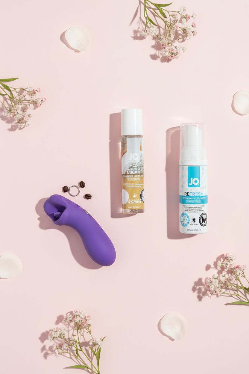 Playful Pleasure Intimacy Kit - Pink Fresh Portrait