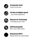 ROMP - Shine X Rechargeable Clitoral Stimulator Get Your Glow On